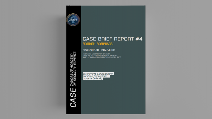 CASE BRIEF REPORT მაისის გამოცემა