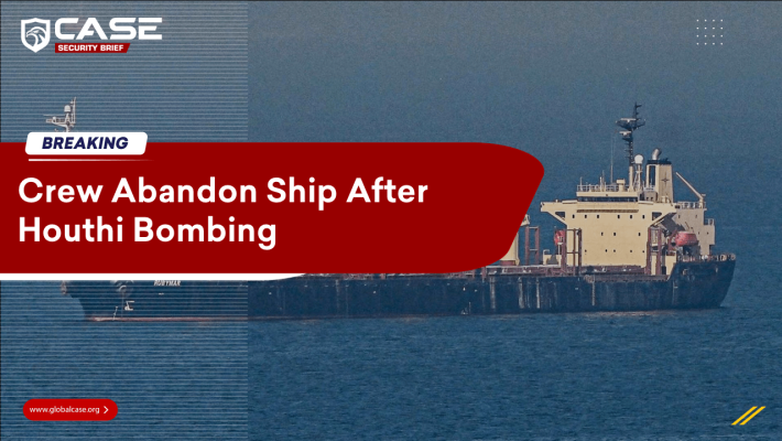 Crew Abandon Ship After Houthi Bombing 