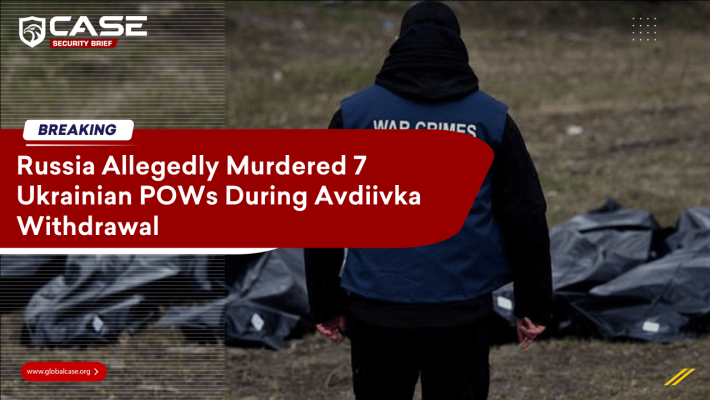 Russia Allegedly Murdered 7 Ukrainian POWs During Avdiivka Withdrawal