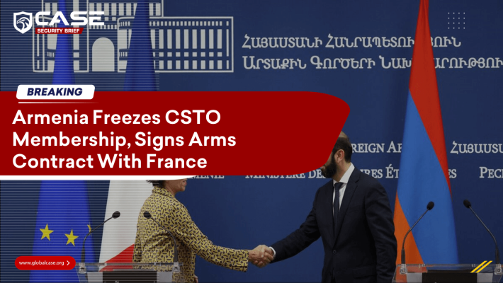 Armenia Freezes CSTO Membership, Signs Arms Contract With France