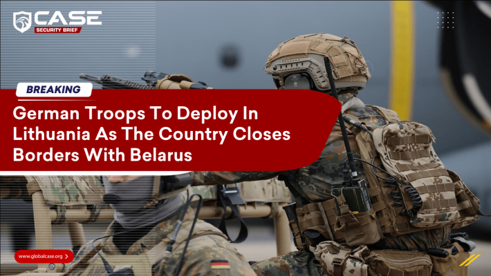 German Troops To Deploy In Lithuania As The Country Closes Borders With Belarus