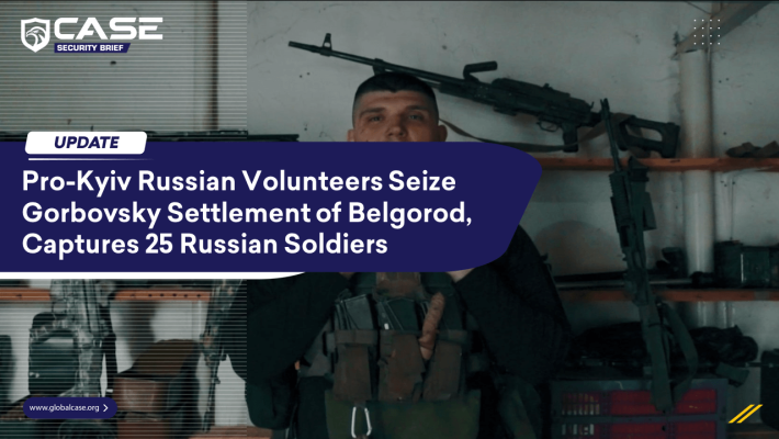 Pro-Kyiv Volunteers Seize Gorbovsky Settlement of Belgorod, Capture 25 Russian Soldiers