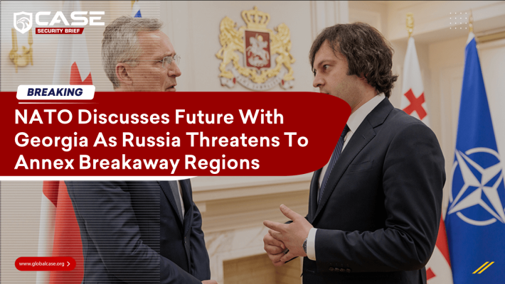 NATO Discusses Future With Georgia As Russia Threatens To Annex Breakaway Regions