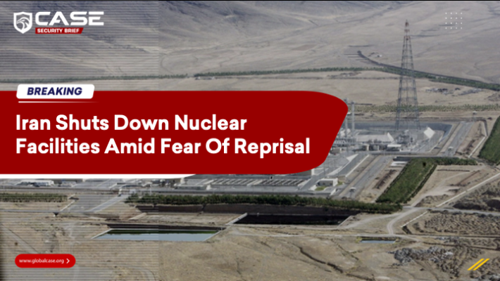 Iran Shuts Down Nuclear Facilities Amid Fear Of Reprisal