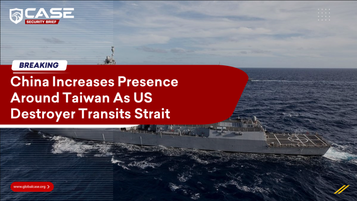 Chinese Air Force Presence Increases Around Taiwan As US Destroyer Transits Strait